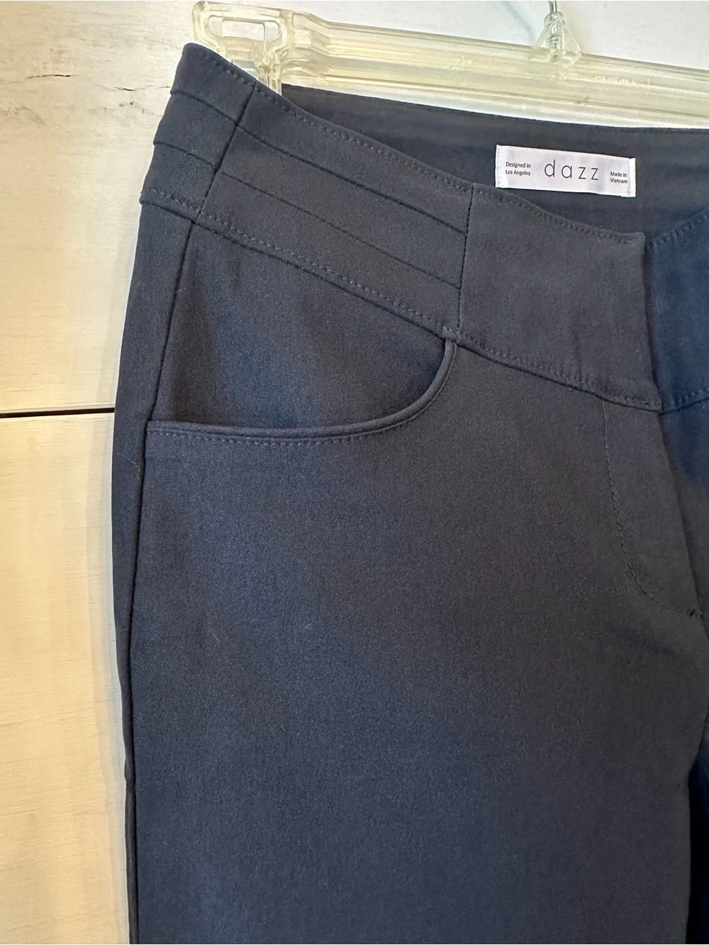 Dazz Black Cropped Ankle Pants - Sleek Women's Workwear
